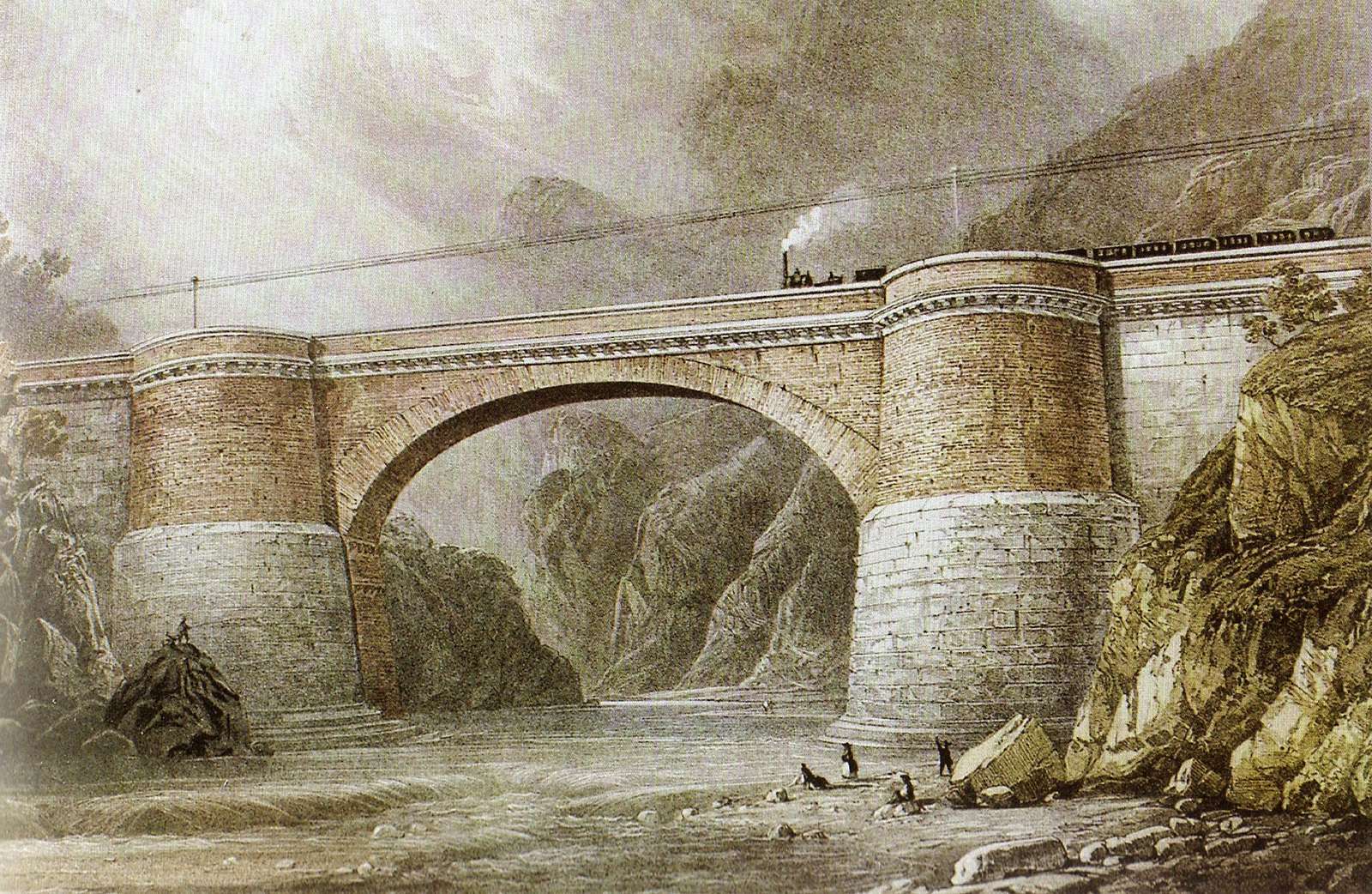 Bossoli C -1853 - Turin to Genoa railway line-2 jigsaw puzzle online