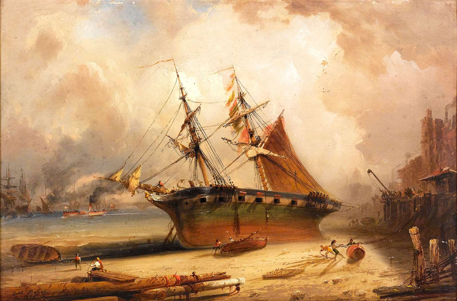 Bossoli C-1877 - Il Tamigi puzzle online