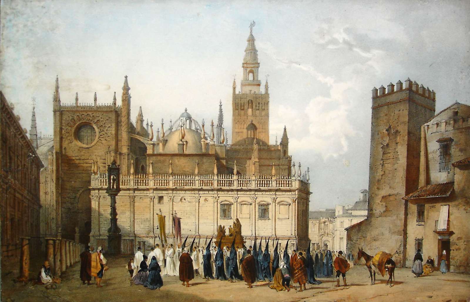 Chapuy N -1840 - Chapuy-Plaza-Triunfo, Sevilla Online-Puzzle