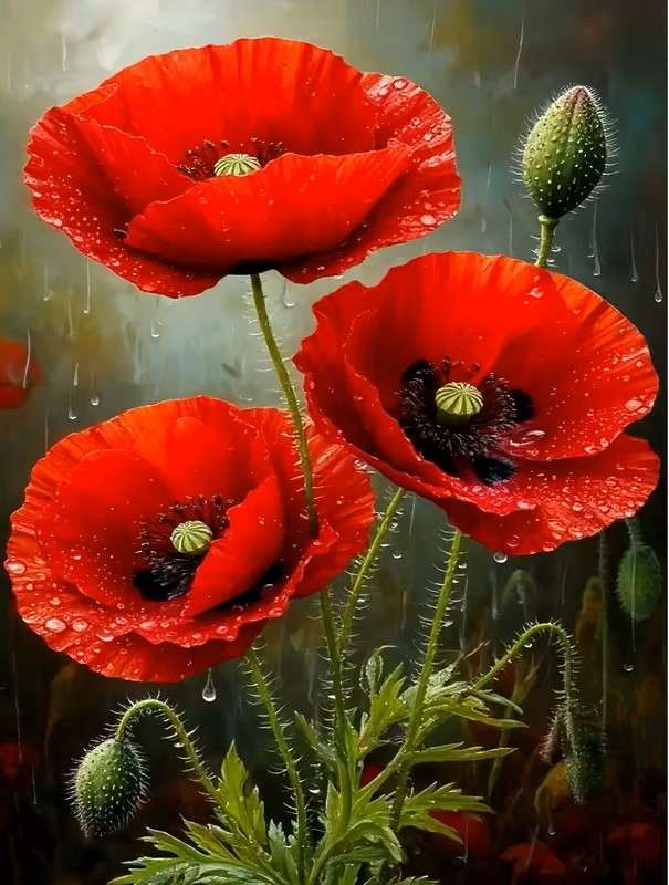 red poppies online puzzle