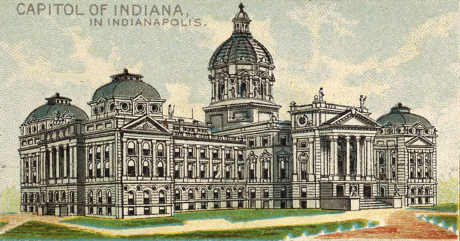 Guest A -1889 - Capitol Building, Indianapolis, Indiana jigsaw puzzle online