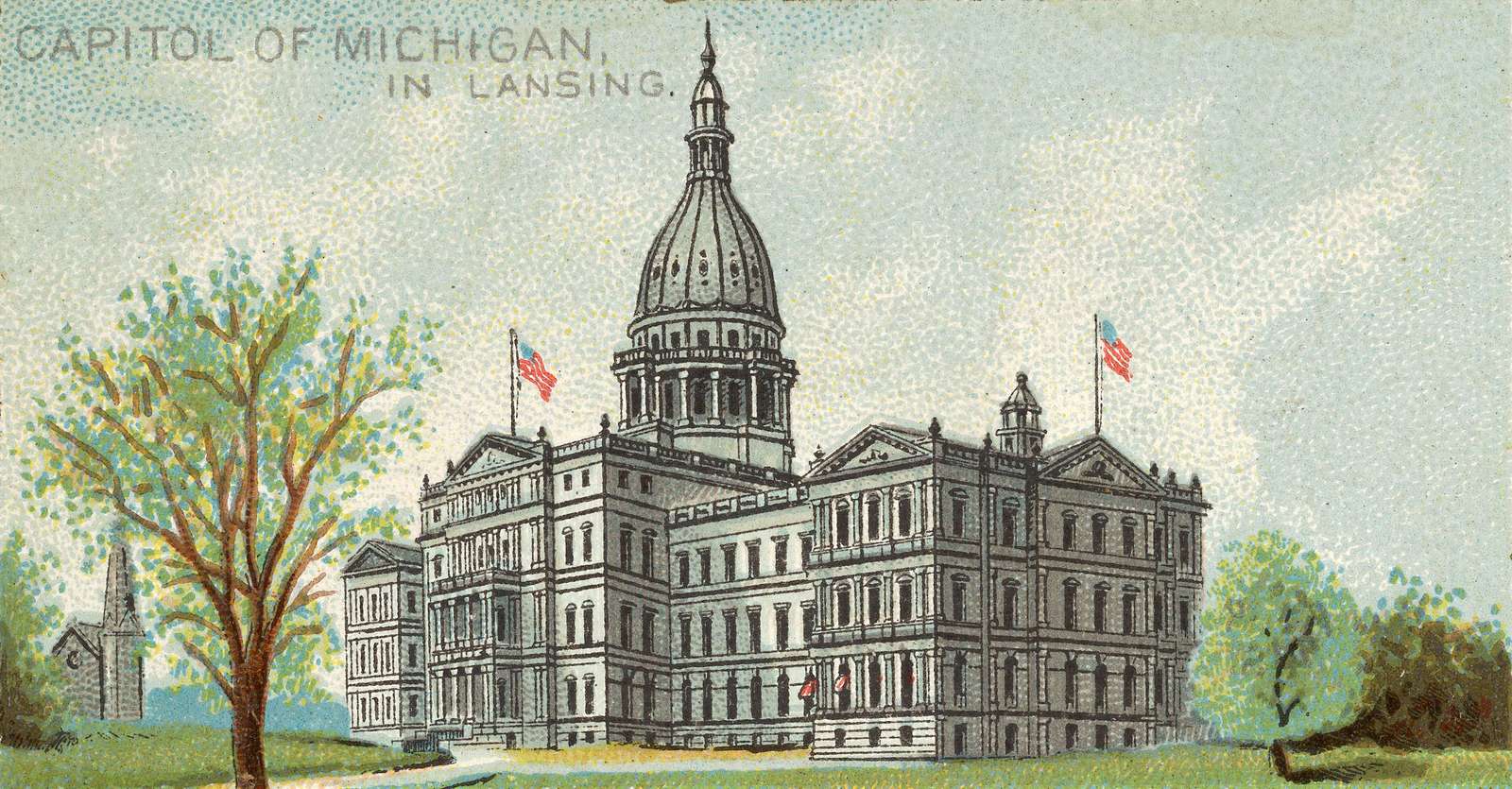 Guest A -1889 - Capitol Building, Lansing, Michigan online puzzle