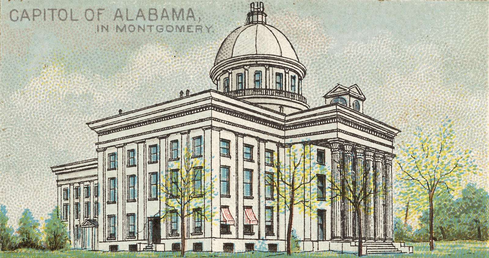 Guest A -1889 - Capitol Building, Montgomery, Alabama online puzzle