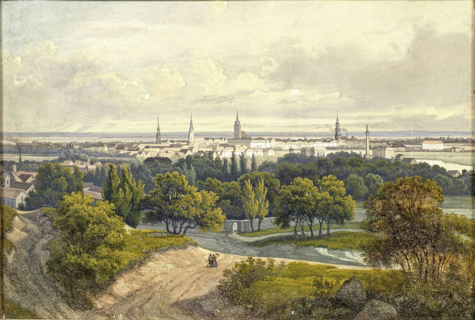 Osterwald G -1840 - View of Hanover jigsaw puzzle online