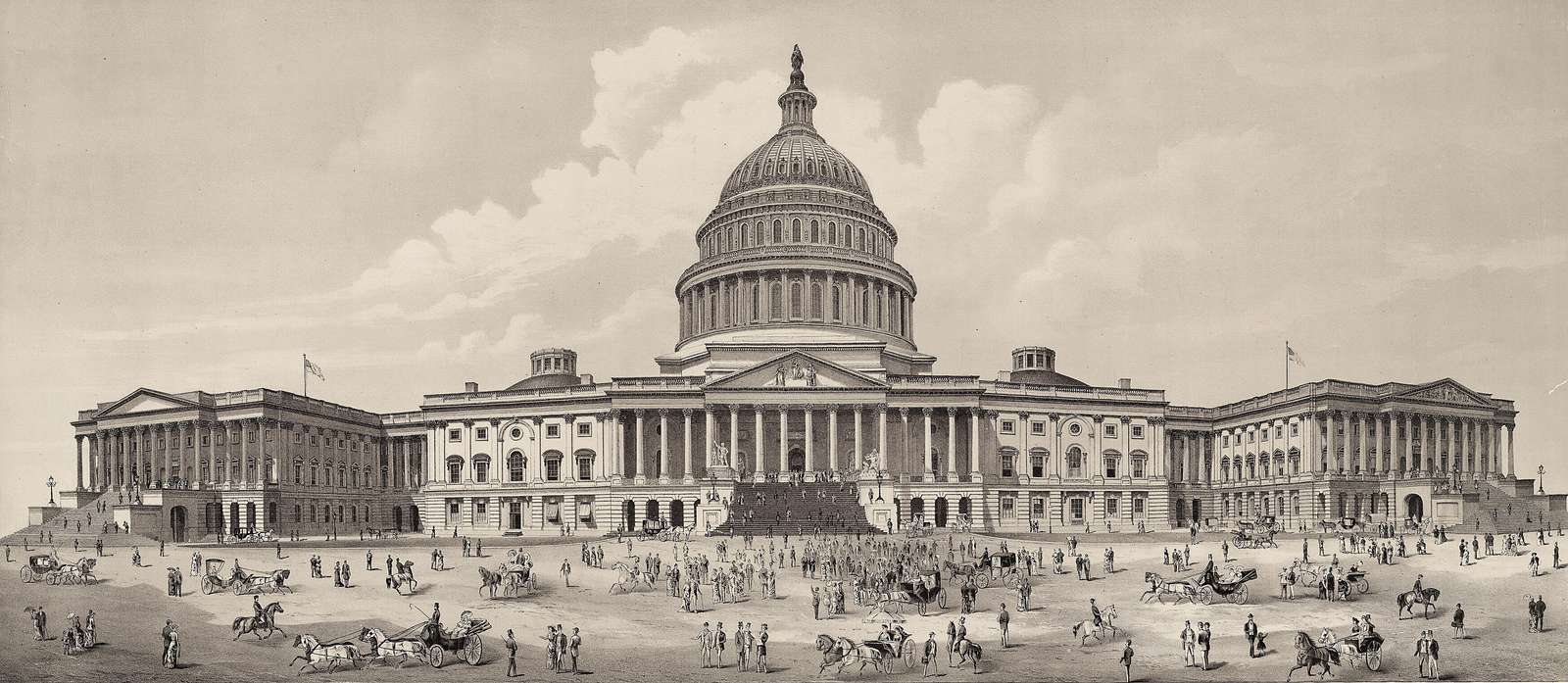 The Gourier Lith -1882 - Kapitol, Washington D.C. Online-Puzzle