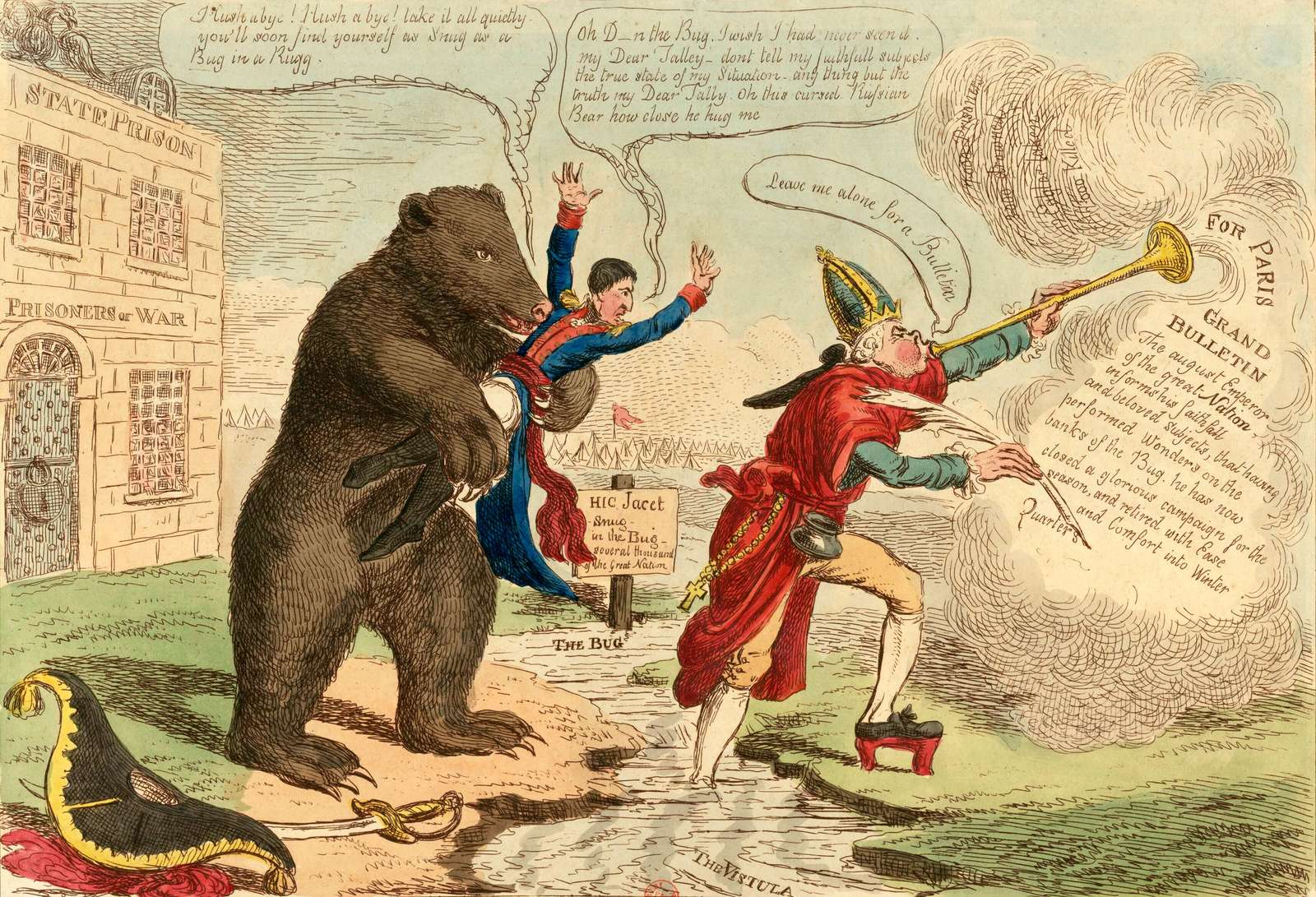 Williams C -1807- Boney in winter quarters jigsaw puzzle online