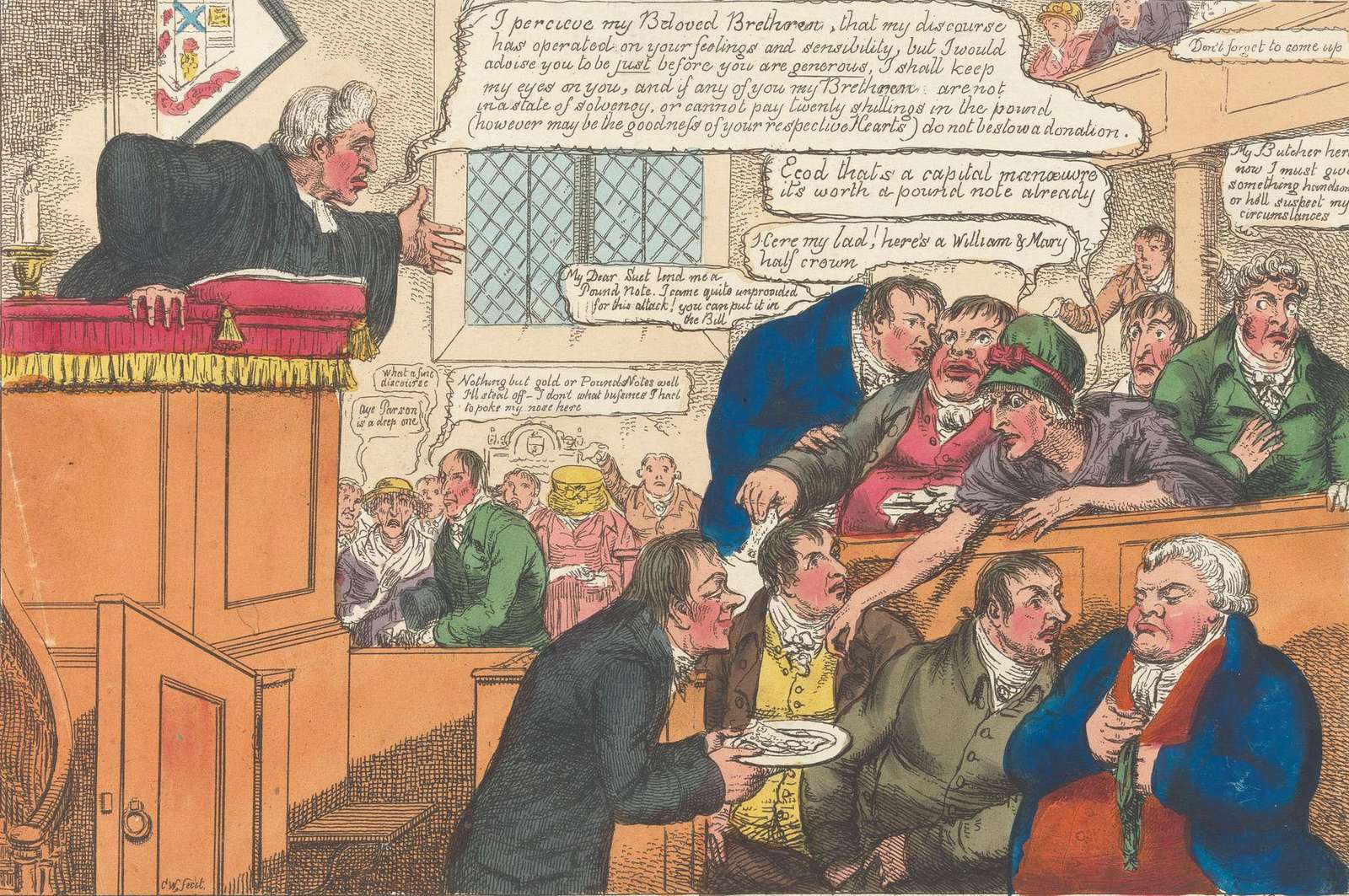 Williams C -1815- A clerical maneuver jigsaw puzzle online