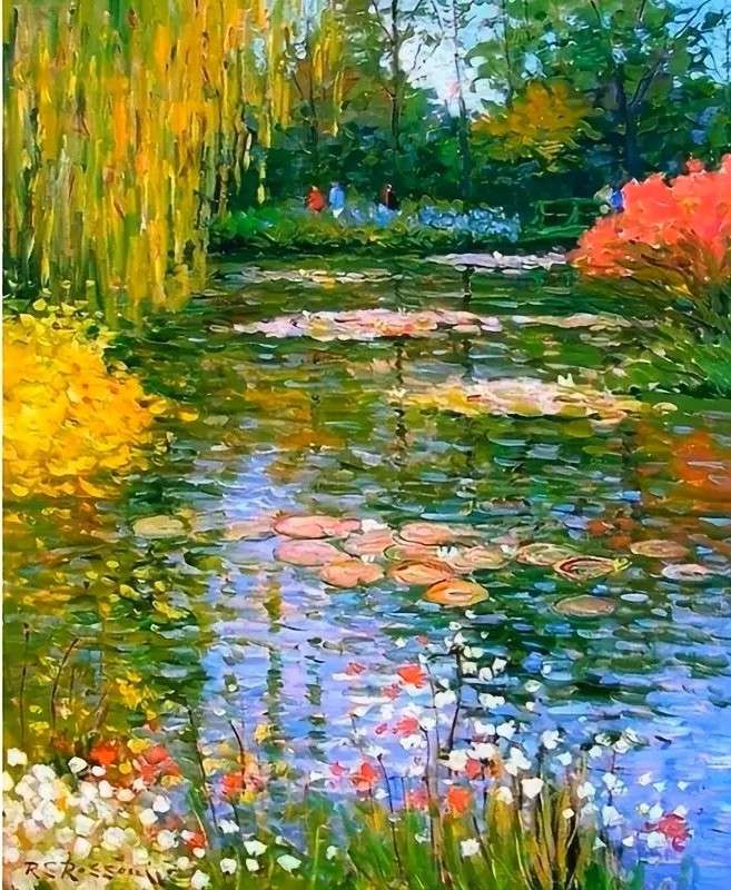 Teich im Grünen Online-Puzzle