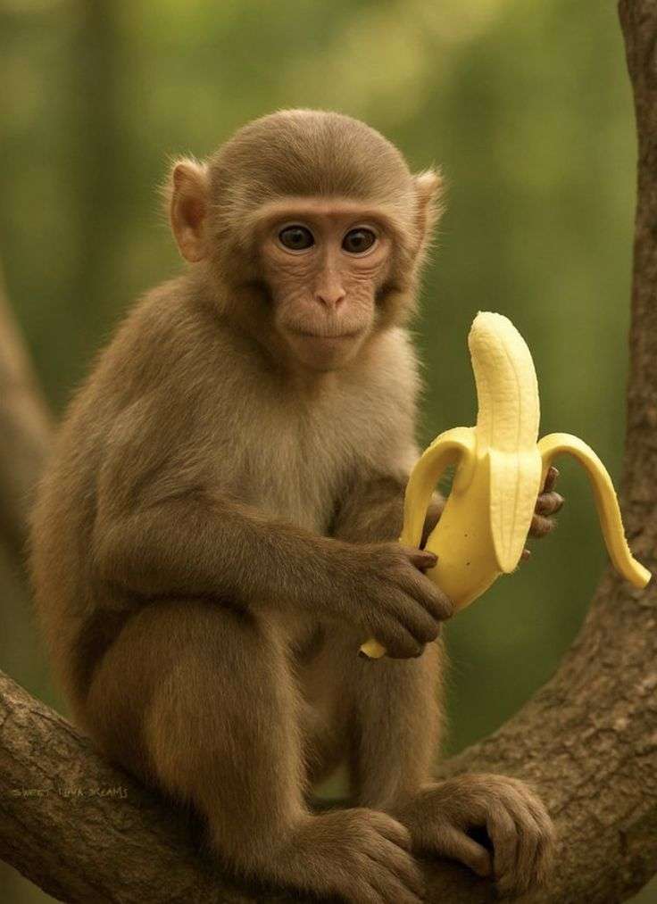 Monkey-African animals jigsaw puzzle online