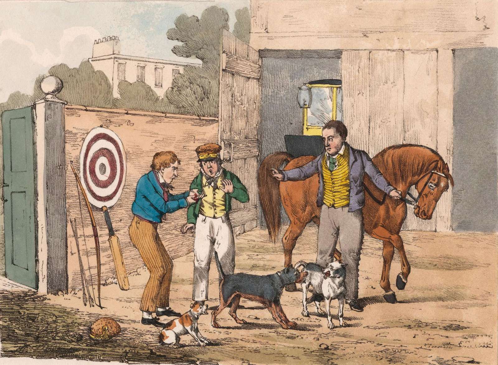 Alken HT -1823- Hundkampen under förberedelse Pussel online