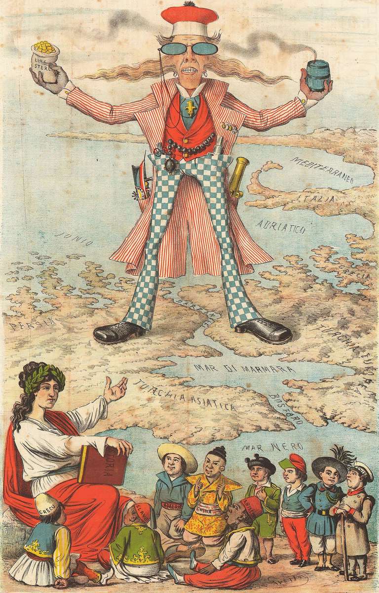 Grossi A -1877- Allegorisk karta pussel på nätet