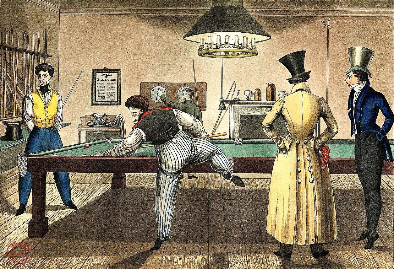 Pyne WG -1825- Billiards jigsaw puzzle online