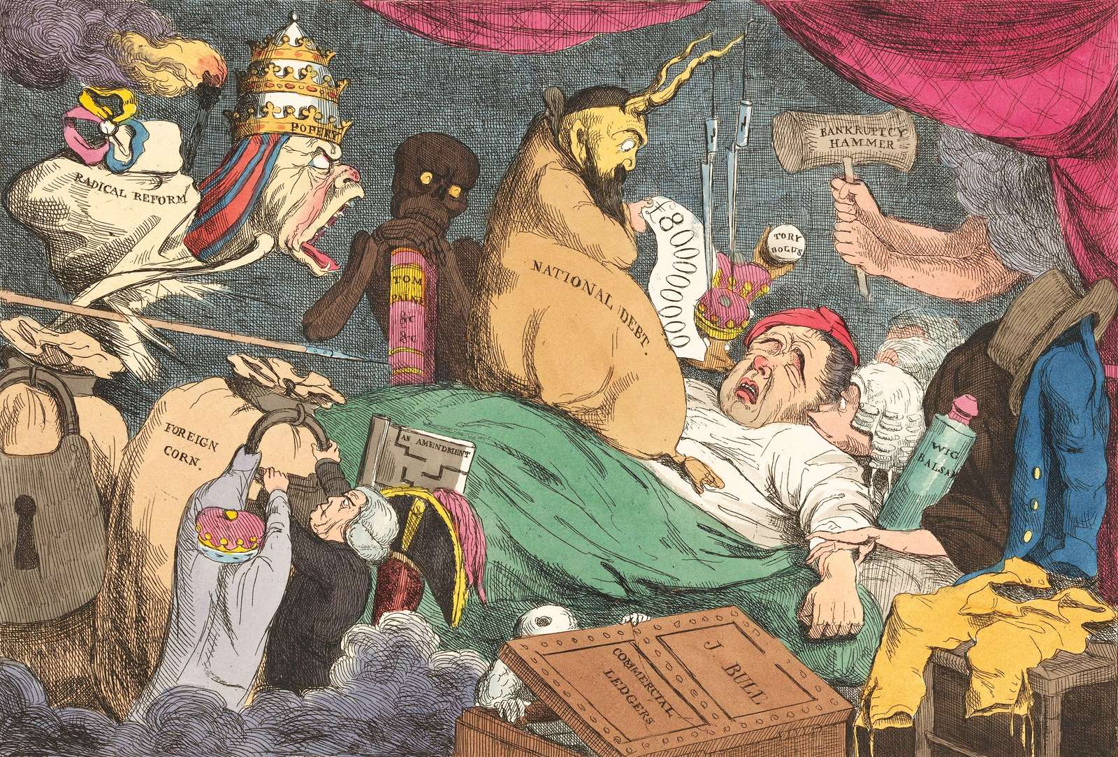 Seymour R -1828- John Bulls Albtraum Online-Puzzle