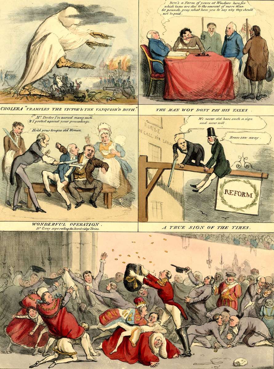 Seymour R -1831- Die Cholera unterscheidet nicht Online-Puzzle