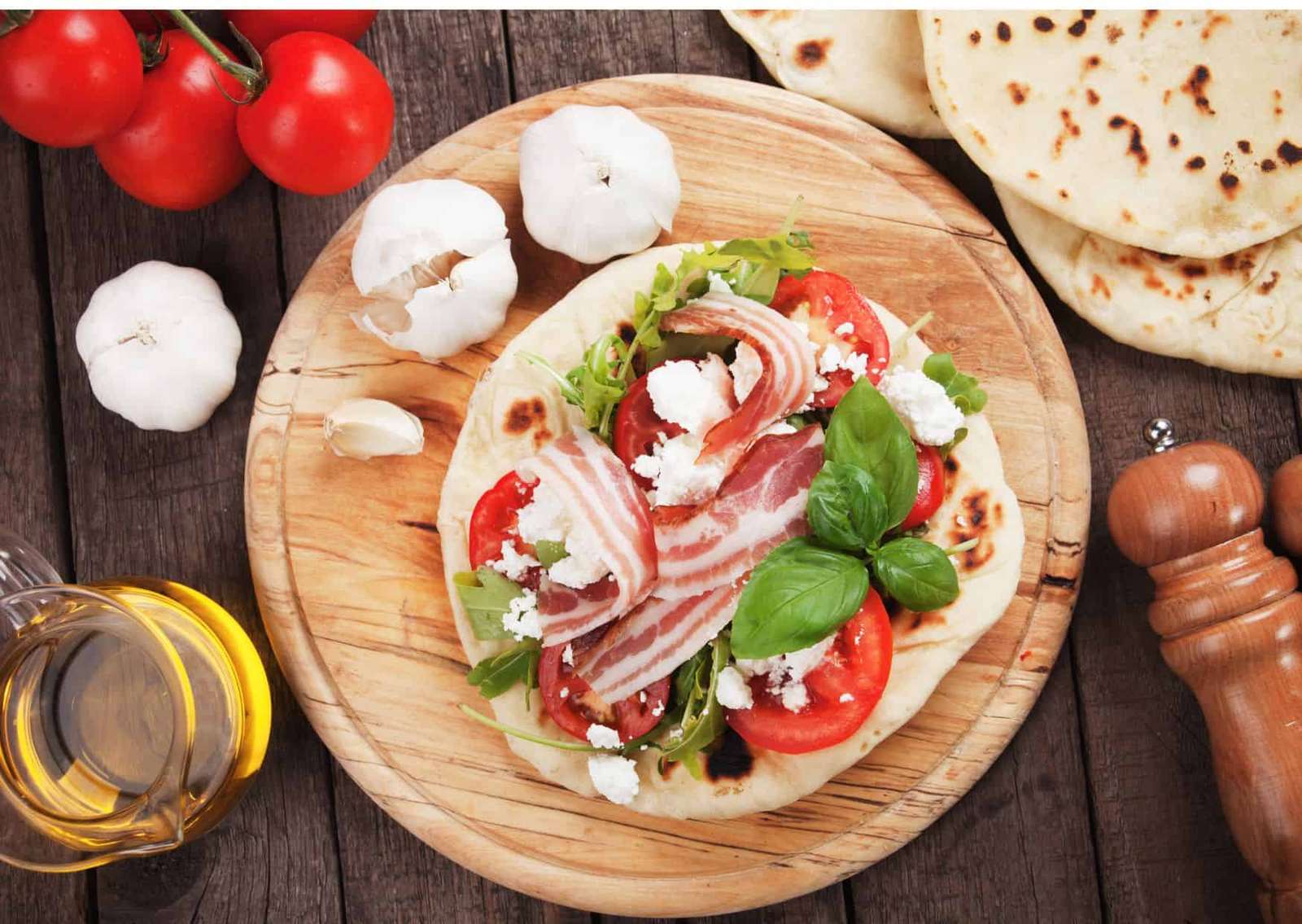 Piadina italienisches Fladenbrot Online-Puzzle
