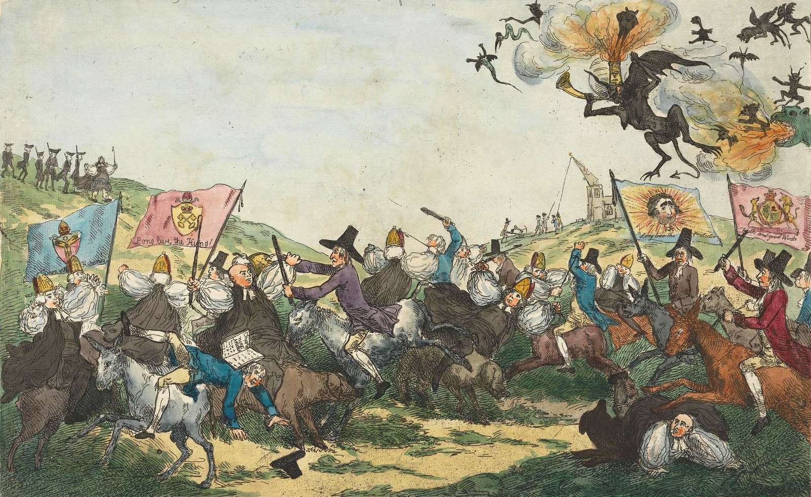 Holland W-1790- Krieg der Himmels- und Höllenengel Puzzlespiel online