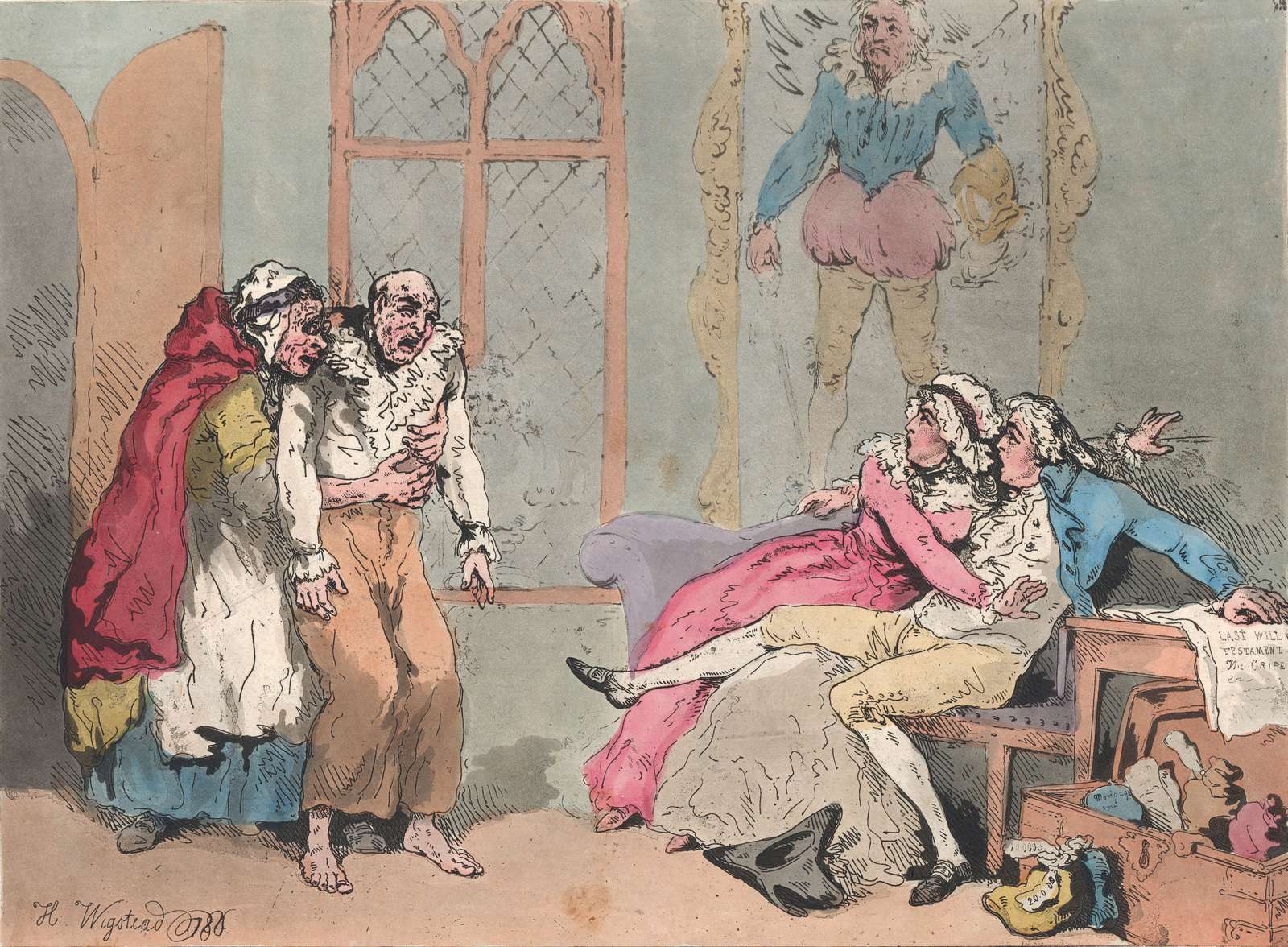 Wigstead H - 1785- Der Tote lebt Online-Puzzle