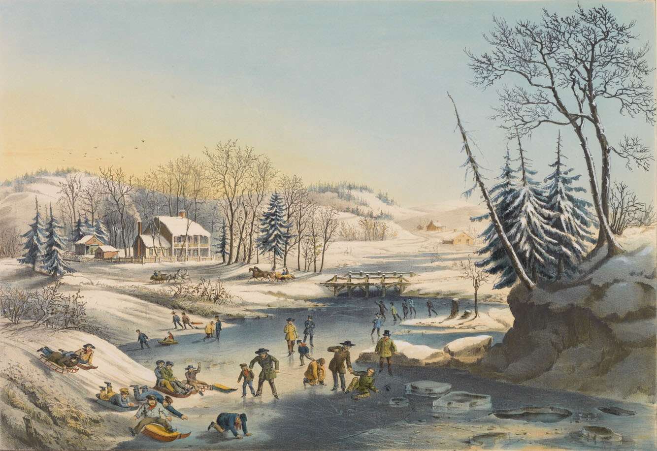 Bond Palmer FF -1854- Scènes d'hiver du matin puzzle en ligne