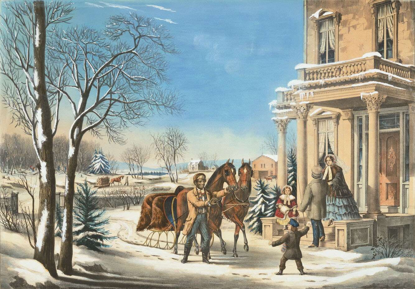 Bond Palmer FF -1855- Joies de l'hiver puzzle en ligne