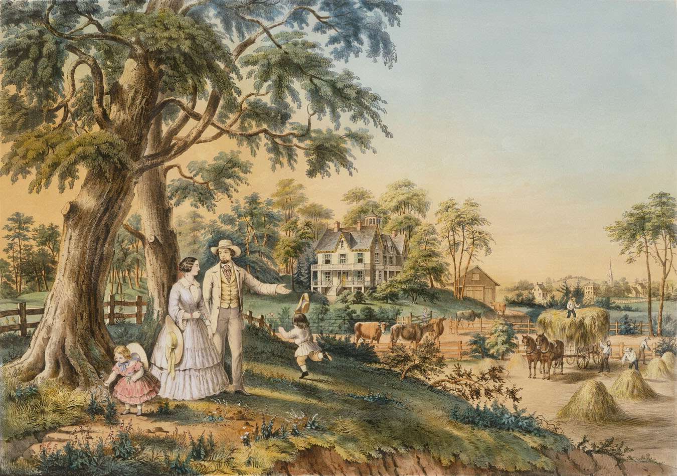 Bond Palmer FF -1855- Soirée d'été puzzle en ligne