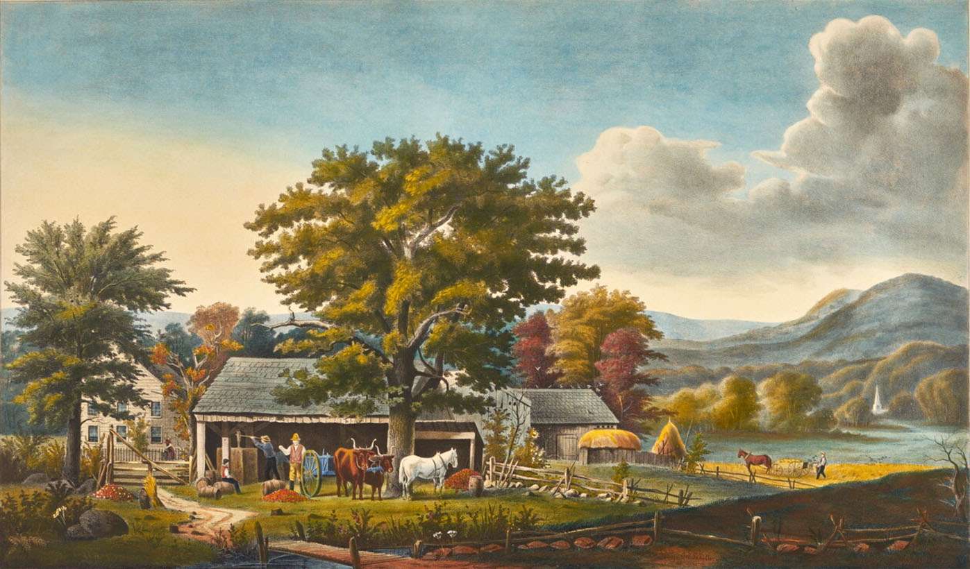 Durrie GH -1866- Automne en Nouvelle-Angleterre puzzle en ligne