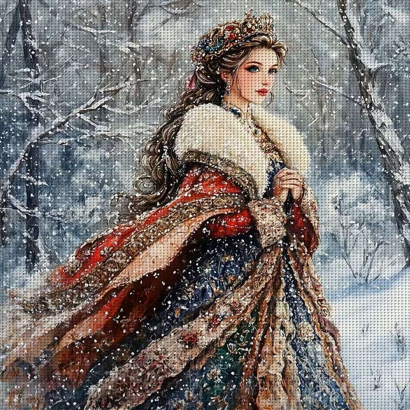 Vinterdrottningen går Pussel online