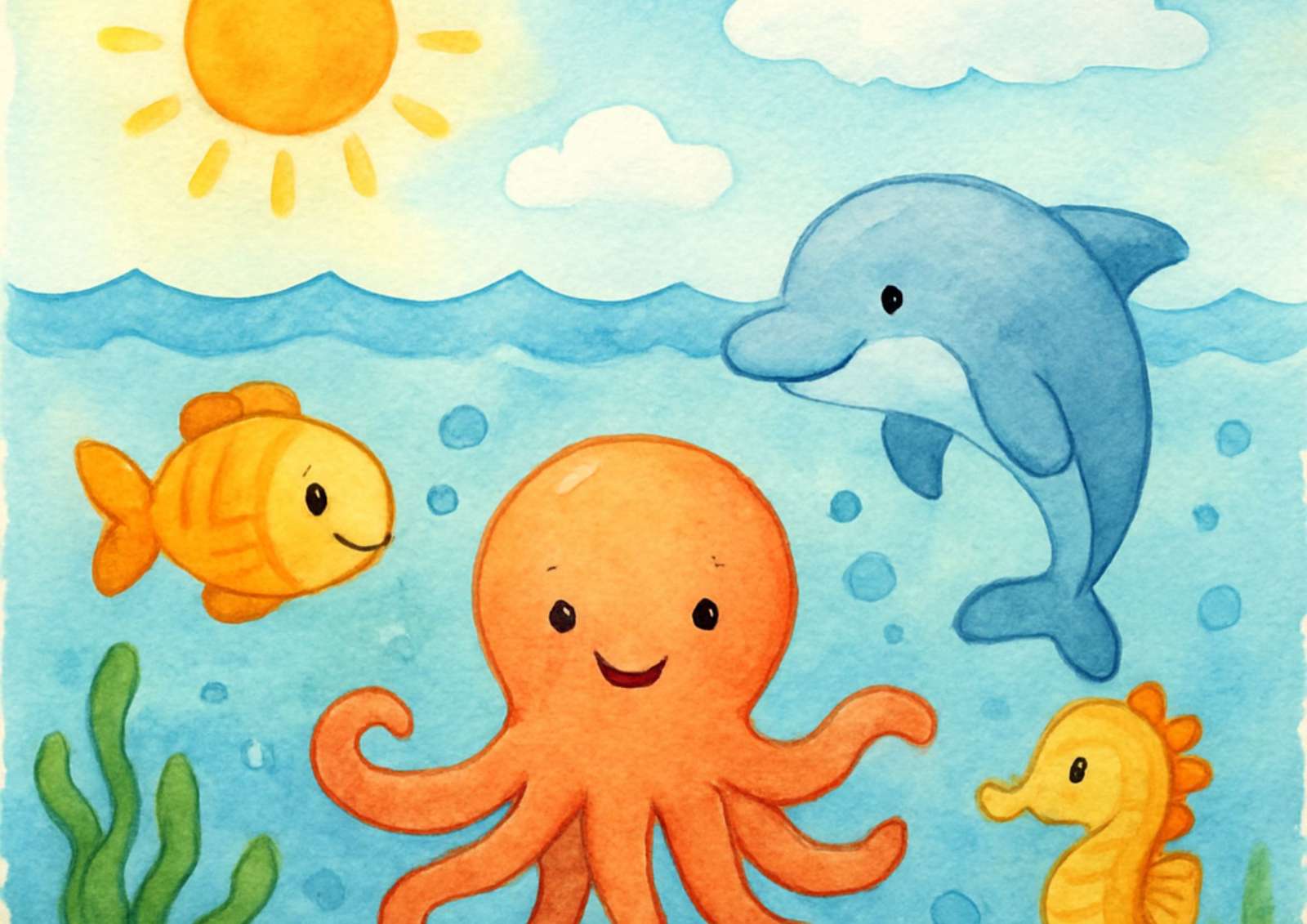 The landscape: the sea online puzzle