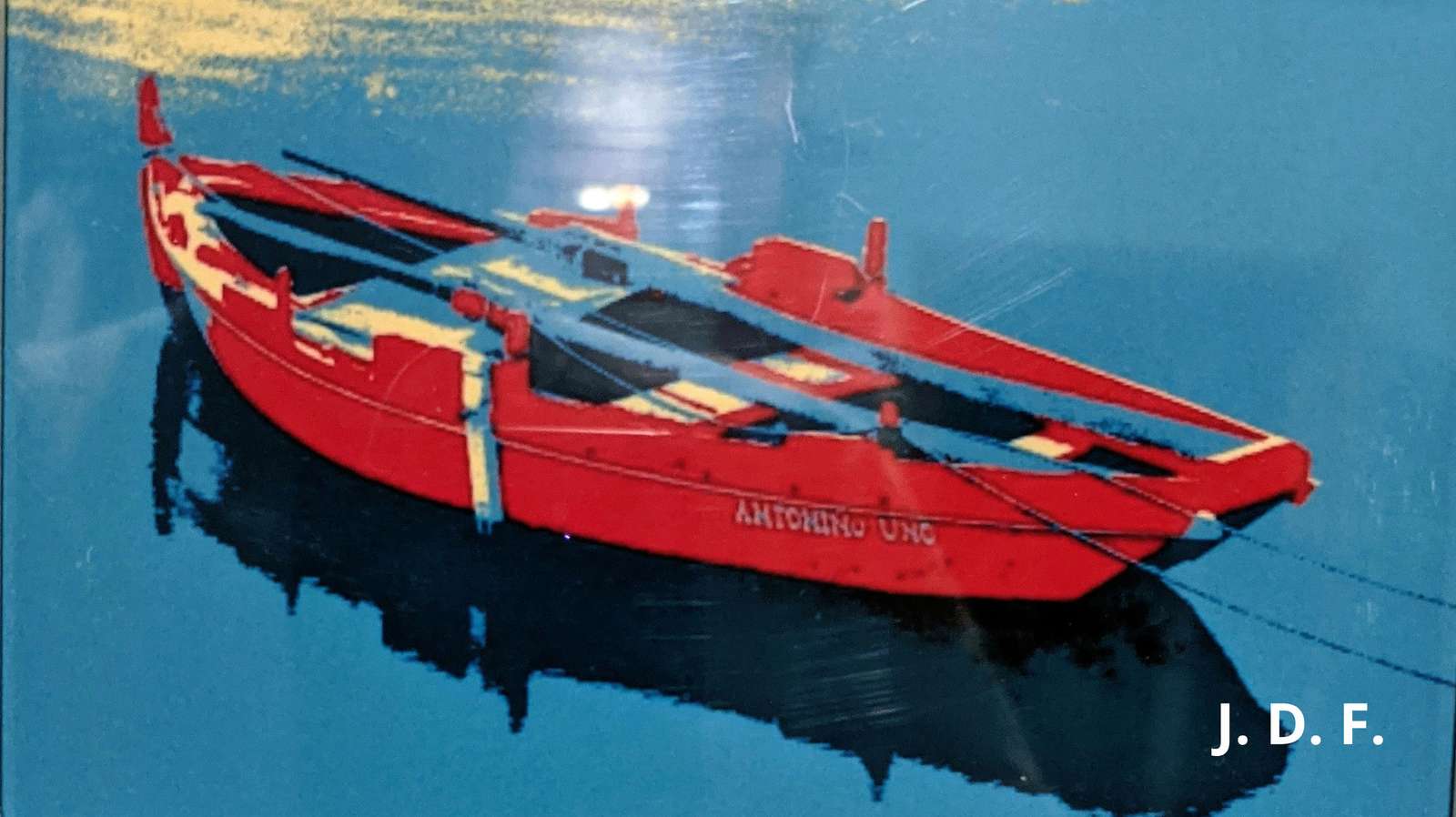 Dorna, traditionell galicisk fiskebåt. Pussel online