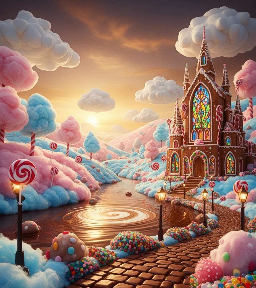 Godisvärlden Pussel online