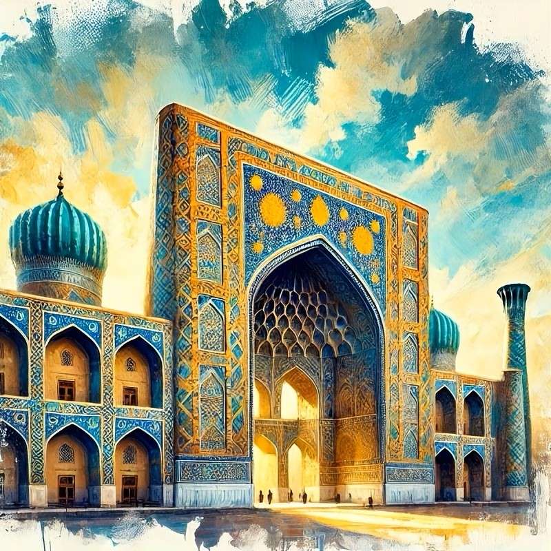 bâtiments orientaux puzzle en ligne