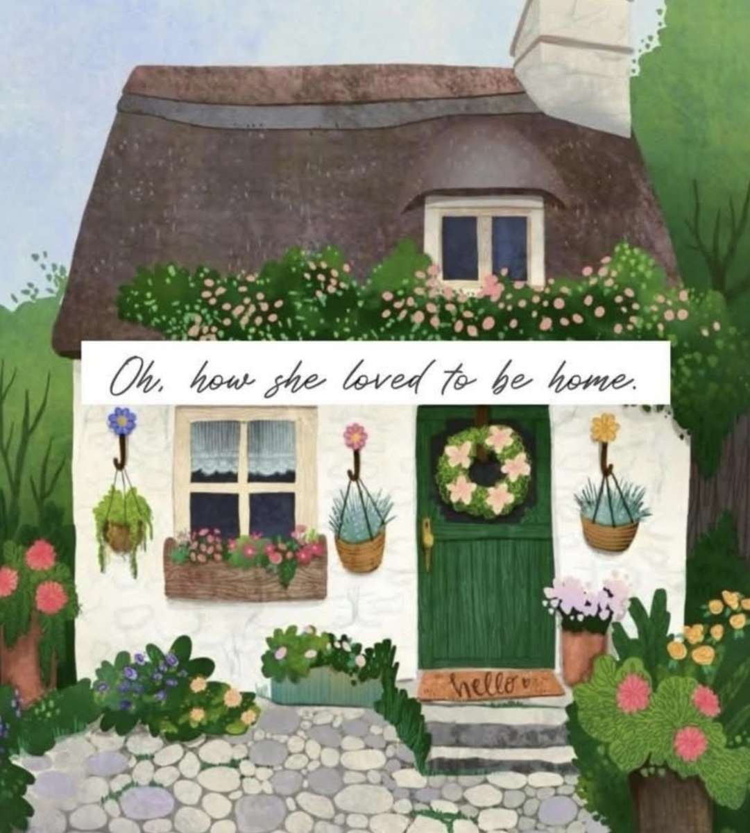 Uriges Ferienhaus mit herzlichem Empfang. Online-Puzzle