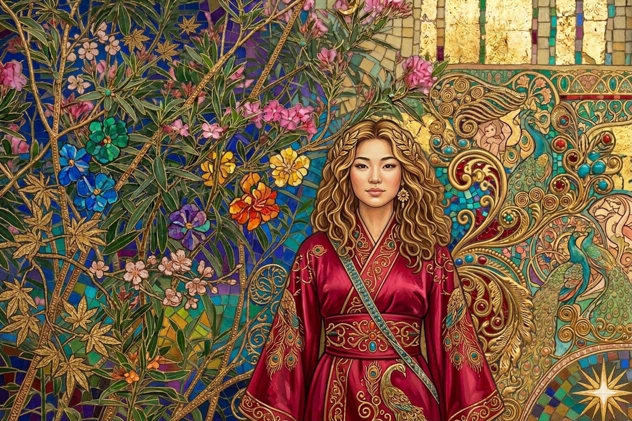 signora dei fiori puzzle online