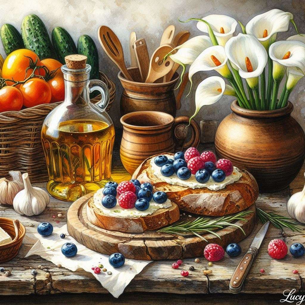 Rustic farmhouse still life online puzzle