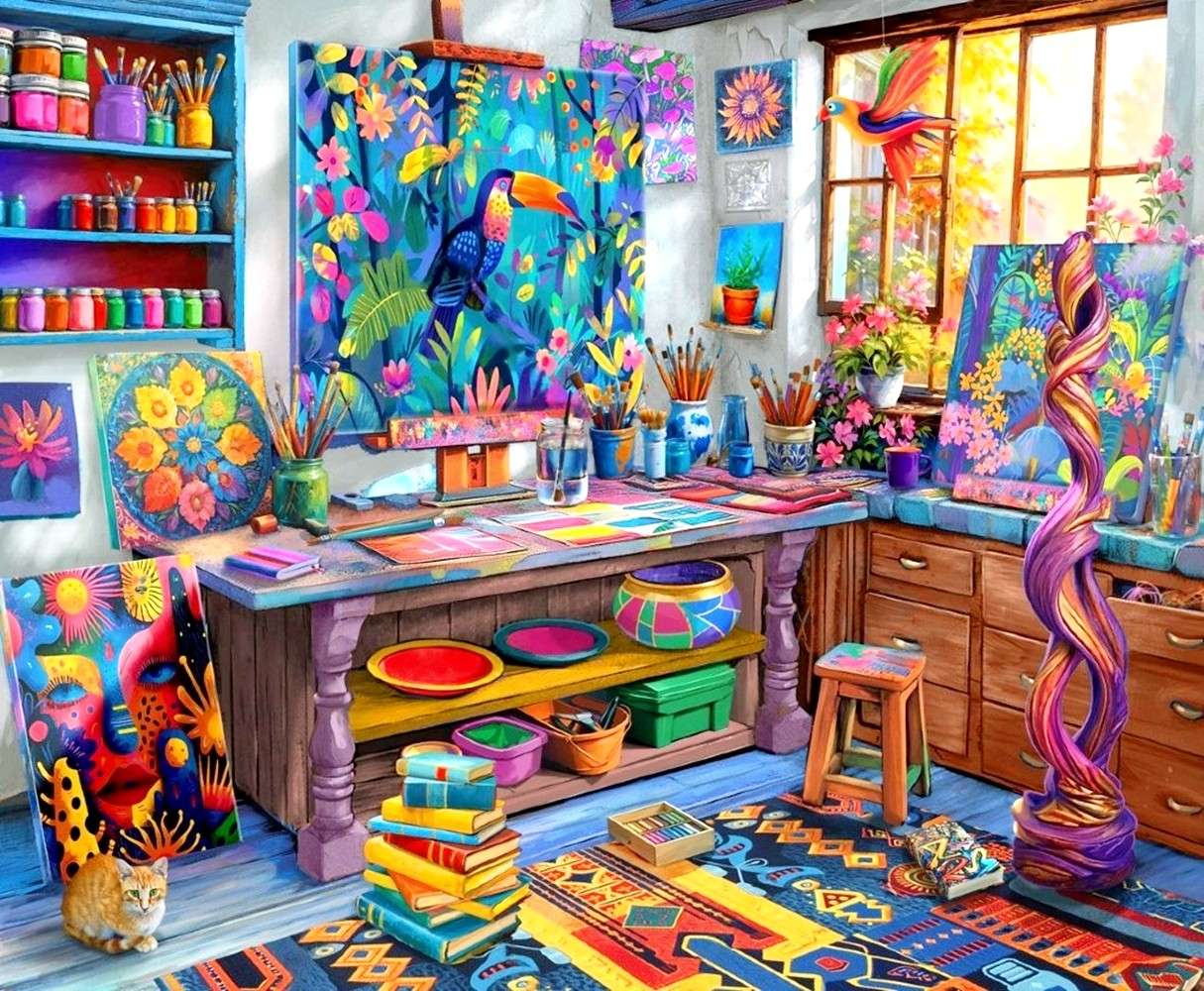 Studio degli artisti puzzle online
