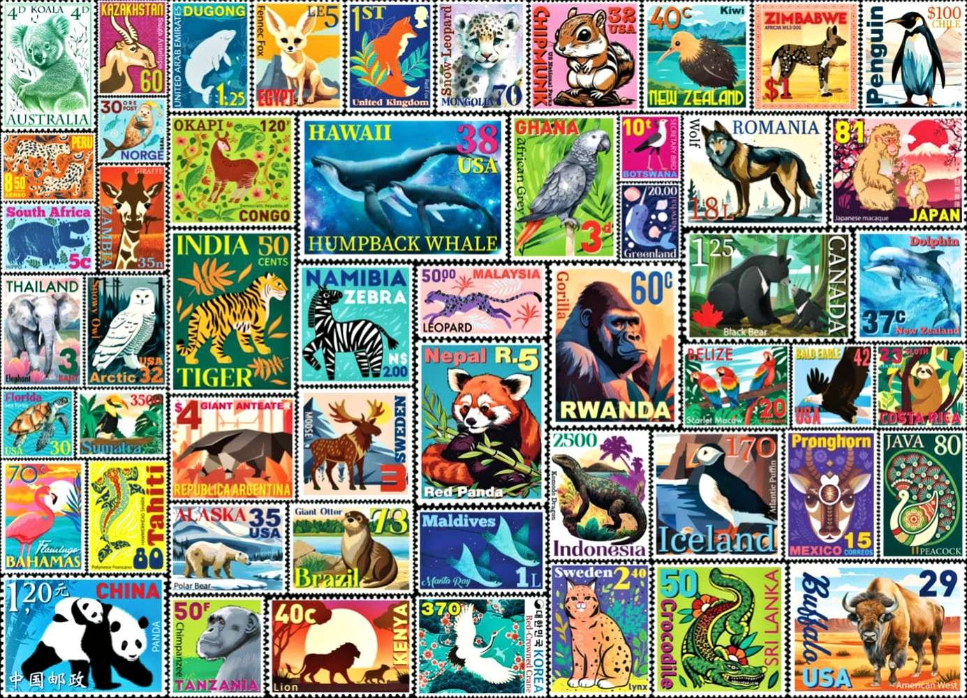 Il regno degli animali puzzle online