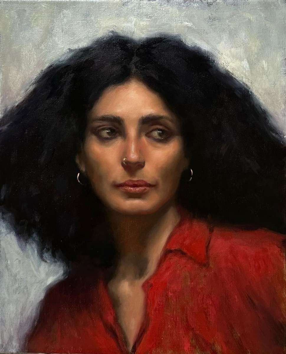 Lukas FREUDENBERG - Woman in red puzzle online