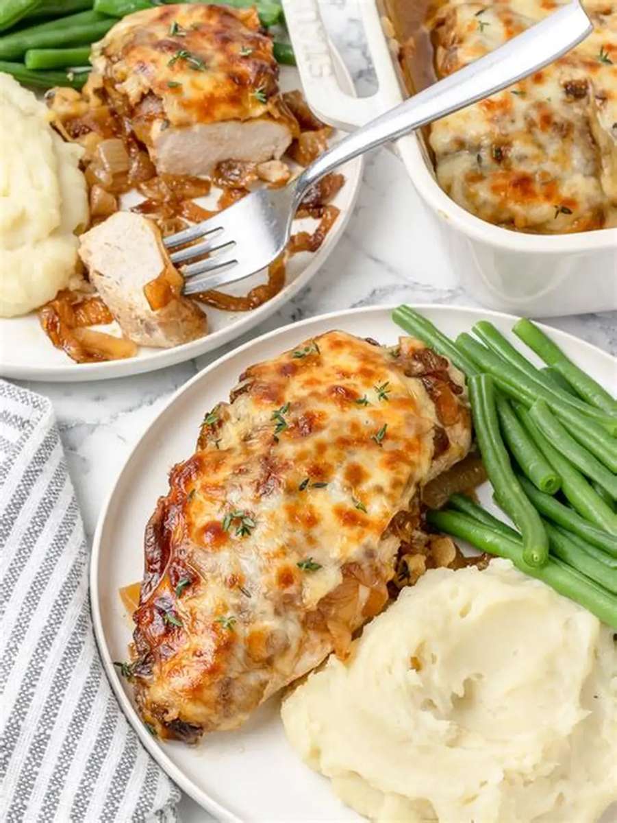 French Onion Chicken jigsaw puzzle online