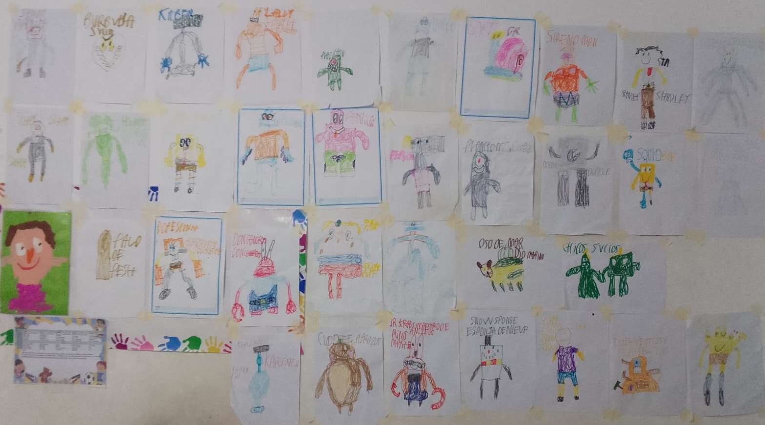 MY SPONGEBOB DRAWINGS jigsaw puzzle online