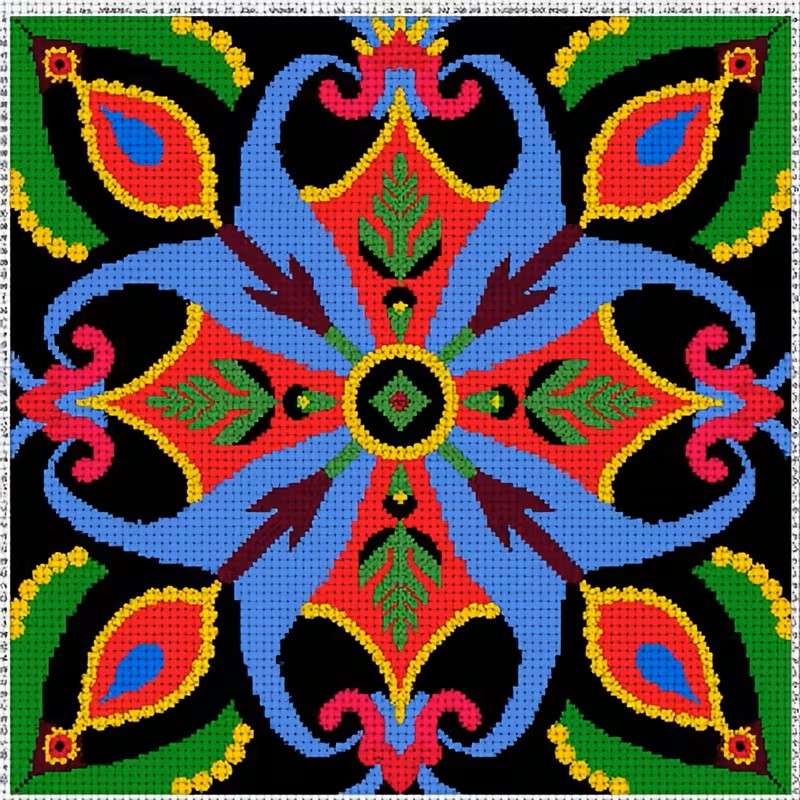 motivo geometrico colorato puzzle online