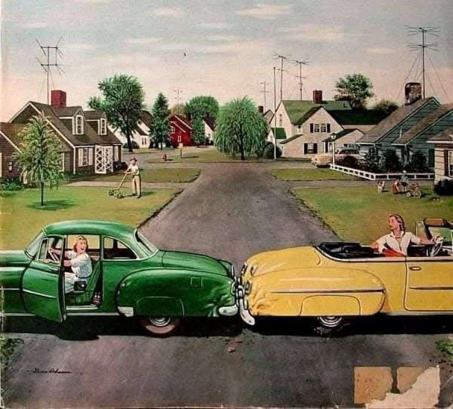 Una collisione improbabile puzzle online