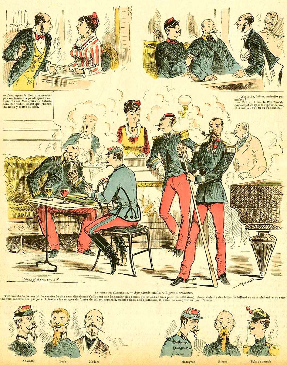 Draner -1880- Militaristická kavárna skládačky online