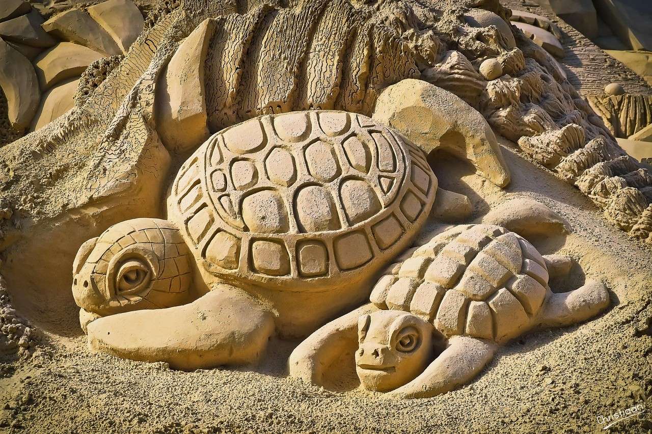 Sandburg, Art, Sand Sculptures. jigsaw puzzle online