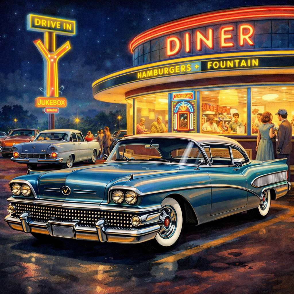 Cena 1950 rompecabezas en línea