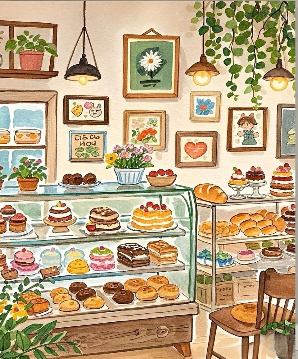 leuke kleine snoepwinkel legpuzzel online