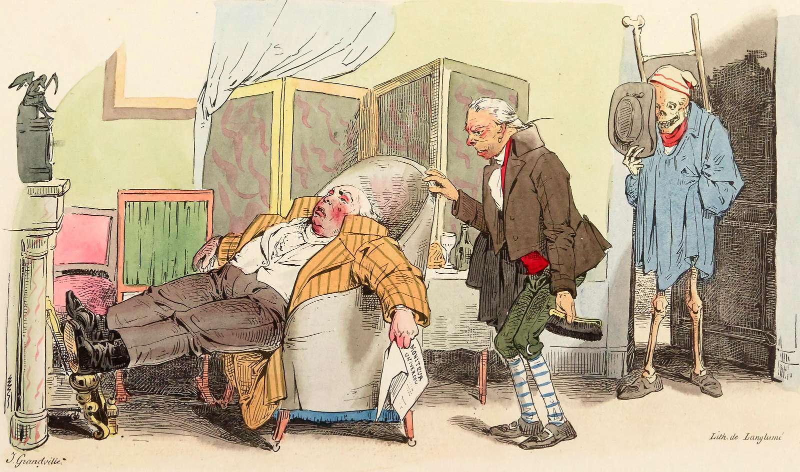 Grandville -1840- Resa in i evigheten Pussel online