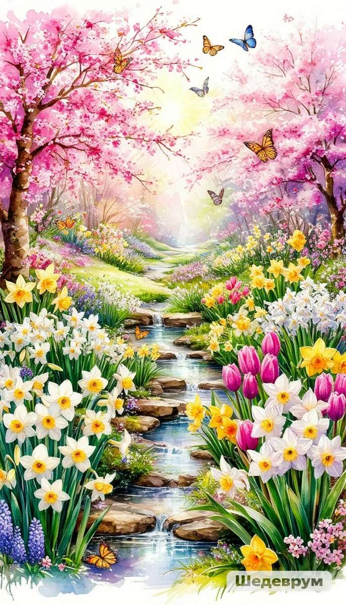 Flori de primăvară puzzle online