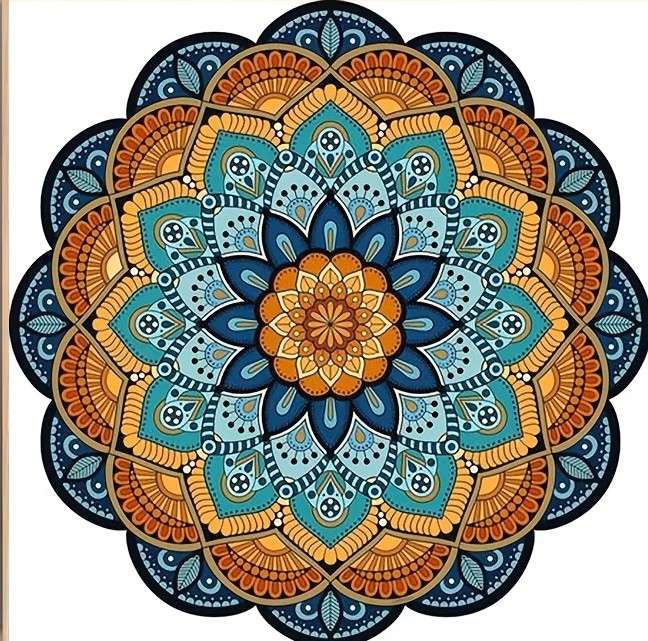 buntes Mandalamuster Puzzlespiel online
