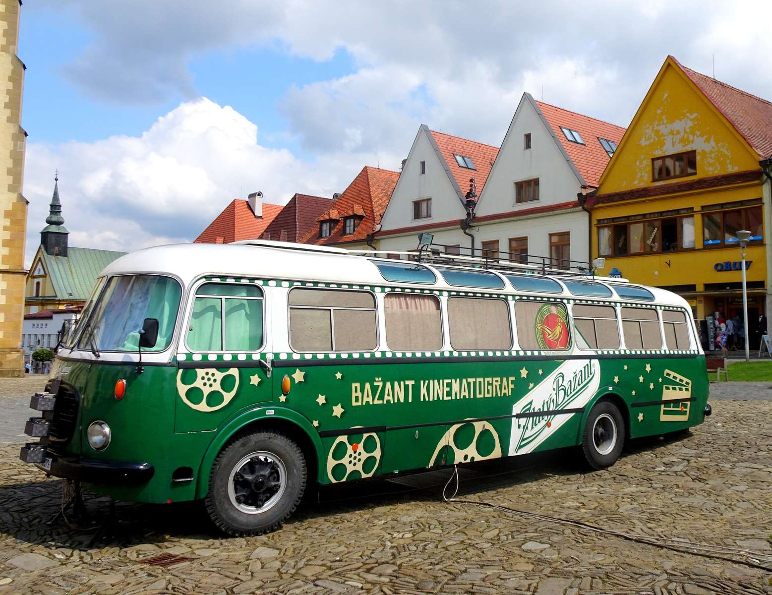 "Cucumber" on the Market Square in Bardejov jigsaw puzzle online