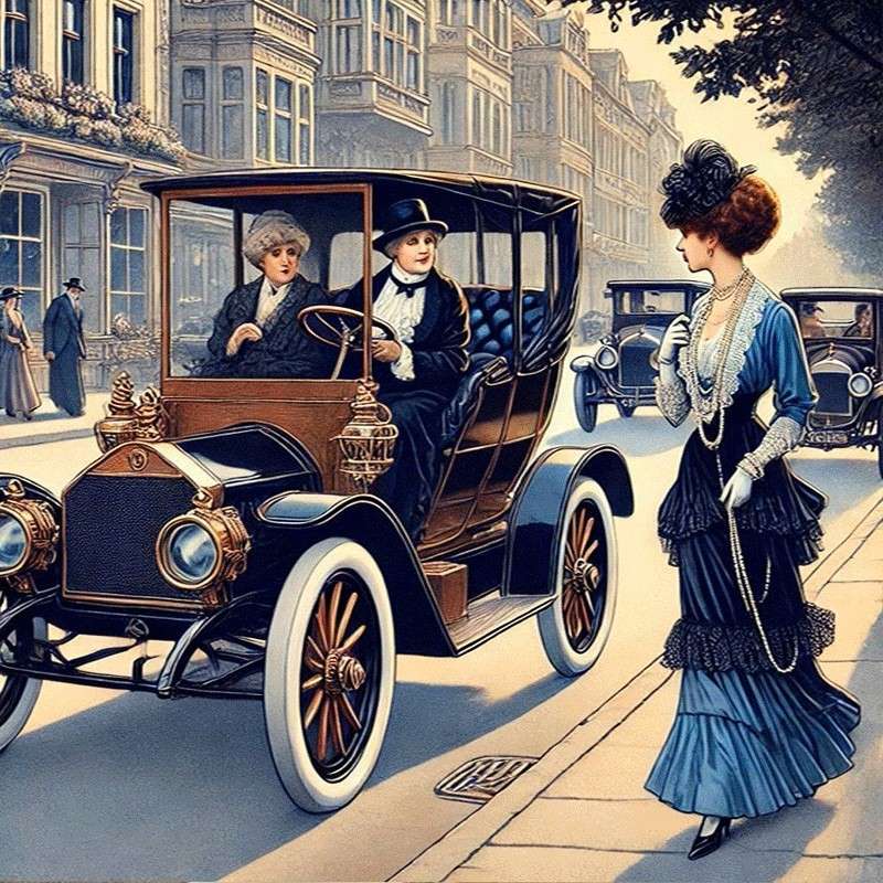 auto in stile retrò puzzle online