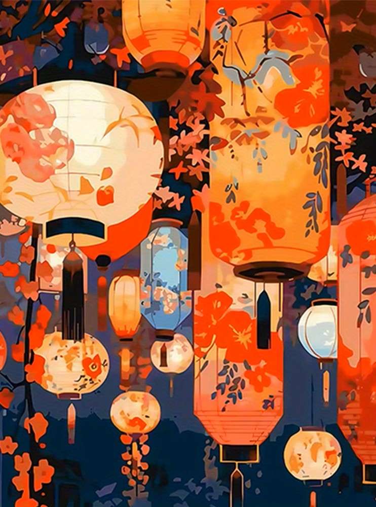 Chinese decorative lanterns online puzzle